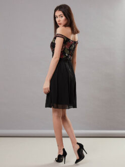Alternative view of Rochie midi de ocazie Elise
