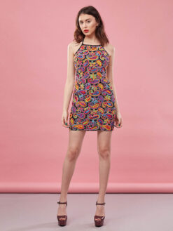Cauti o Rochie Scurta Colorata Online? Descopera Colectia Mangata Sensual Rochie Scurta Broderie Multicolora ROCHII Seara de Vara Ieftine