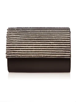 Cauti un Clutch Elegant Negru Online? Descopera Noua Colectie Mangata.ro | CPoseta Eleganta de Ocazie Neagra Cristale Satin MENBUR