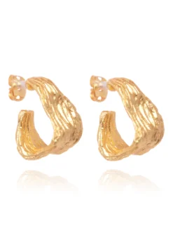 Cauti o Pereche de Cercei Deosebiti Aurii? Descopera Colectia Mangata Jewelry Cercei Moderni Casual Eleganti Placati cu Aur 18K