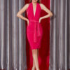 Cauti o Rochie Ciclam Eleganta? Comanda pe Mangata.ro Colectia Extravagant Rochie de Seara Midi Ciclam Versatila ROCHII Elegante MANGATA
