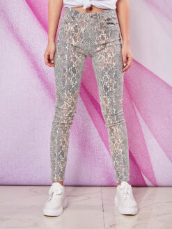 Cauti un Pantalon cu Imprimeu Snake? Comanda Online pe Mangata.ro | Pantaloni de Vara Imprimeu Snake Fashion Moderni Colectia MANGATA 2020