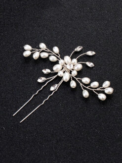 Cauti un Pin de Mireasa cu Perle? Descopera Mangata Jewelry Pin Elegant Perle Cristale Coafura Nunta Mireasa Online MANGATA