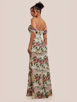 Cauti o Rochie Lunga Eleganta cu Imprimeu? Descopera Colectia Extravagant Rochie Lungă Elegantă Imprimeu Floral Ieftina MANGATA