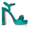 Cauti Sandale cu Lant Deosebite? Descopera Online Colectia Noua, Sandale Elegante Nasa Turquoise Accesoriu Metalic MENBUR, Livrare Rapida