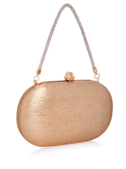 Cauti o Poseta Eleganta Aurie de Ocazie? Comanda pe Mangata.ro | Clutch Auriu de Ocazie Elegant Glitter Cristale Nuntă MANGATA