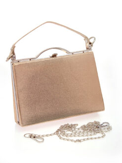 Cauti un Clutch Elegant? Comanda acum unul special pe Mangata.ro | Clutch Elegant de Ocazie Auriu Lanț Detașabil Poșete Nunta