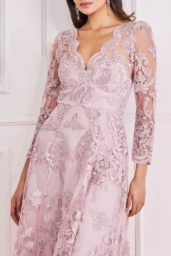 Cauti o Rochie de Ocazie Speciala? Descopera Colectia Mangata.ro Rochie de Ocazie Lungă Roz Dantelă Asimetrica Nașă MANGATA, Livrare Rapidă