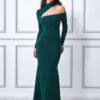 Cauti o Rochie Lunga Eleganta Deosebita? Descopera Colectia Mangata Rochie de Seară Mânecă Lungă Verde Decupaje Glamour MANGATA