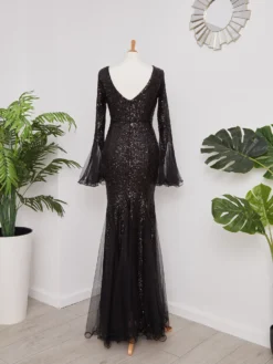 Cauti o Rochie Lunga de Ocazie Deosebita? Descopera Colectia Noua Rochie Lunga Eleganta de Seara Paiete Ocazie Nasa MANGATA