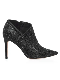 Cauti Botine in Trend Deosebite? Descopera Online Colectia Mangata Botine Elegante Negre Toc Subțire Cristale Menbur, Livrare Rapidă, Calitate Garantată
