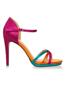 Cauti Sandale Elegante Deosebite? Descopera Online Colectia Noua Sandale de Ocazie Glamour cu Toc Înalt Cristale MENBUR, Livrare Rapidă