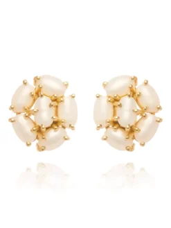 Cauti o Perece de Cercei Deosebiti cu Perle? Descopera Colectia Mangata Jewelry Cercei Eleganti Rotunzi cu Perle Placati cu Aur