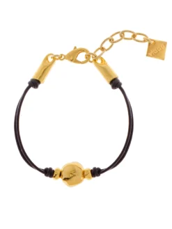Cauti Bijuterii Speciale? Descopera pe MANGATA Brățară Casual Lux Piele Placată Aur 24K Vidda Jewelry fabricata in Spania, Livrare Rapida
