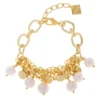 Cauti Bijuterii Speciale? Descopera pe MANGATA Brățară Eleganta Perle Cultura Placată Aur 24K Vidda Jewelry fabricata in Spania, Livrare Rapida