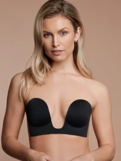 Cauti un Sutien Modelator Confortabil? Descopera pe MANGATA brandul BYE BRA, Sutien fara Cusaturi Decolteu Negru Bye Bra, Livrare Rapida