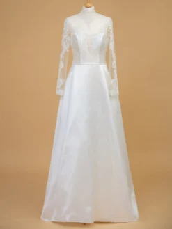 Cauti o Rochie de Mireasă Specială? Comanda Online pe Mangata.ro | Rochie de Mireasă Alba Tafta Satinata Dantela Spate Gol MANGATA, Livrare Rapidă