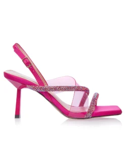 Cauti Sandale Elegante Deosebite? Descopera Online Colectia Noua MANGATA Sandale Elegante Fucsia Cristale Multicolore Menbur, Livrare Rapidă