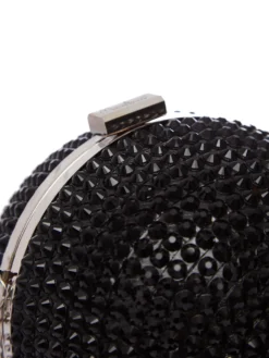 Cauti o Poseta Eleganta Neagră de Ocazie? Comanda pe Mangata.ro | Clutch Negru de Ocazie Bilă Elegant Cristale Nuntă MANGATA
