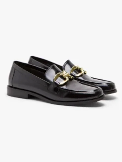 Cauti Pantofi din Piele Naturala In Trend? Descopera Colectia Mangata Mocasini Piele Naturală Lăcuită Accesoriu Auriu Mangata, Livrare Rapida