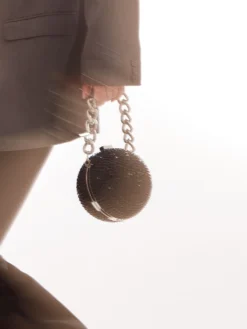 Cauti o Poseta Eleganta Neagră de Ocazie? Comanda pe Mangata.ro | Clutch Negru de Ocazie Bilă Elegant Cristale Nuntă MANGATA