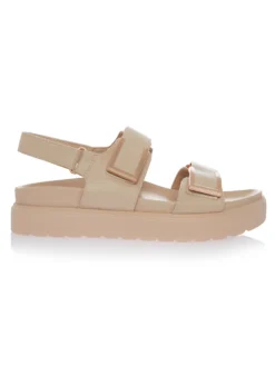 Cauti Sandale Comode de Vara Casual? Descopera Colectia Mangata Sandale Menbur Crem Comode fara Toc de Vara MANGATA, Livrare Rapida