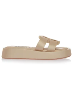 Cauti Sandale Comode de Vara Casual? Descopera Colectia Mangata Sandale Menbur Nude Sidefat Talpa Joasa Comode MANGATA, Livrare Rapida