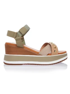 Cauti Sandale Casual de Primavara Vara? Vezi Colectia MENBUR la MANGATA Sandale Menbur Verzi Casual de Vara Platforma Rockstuds