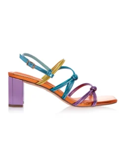 Cauti Sandale Elegante Deosebite? Descopera Online Colectia Noua Sandale Menbur de Dama Toc Mic Multicolore MANGATA Livrare Rapidă
