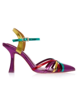 Cauti Sandale Elegante Deosebite? Descopera Online Colectia Noua Sandale Menbur de Vara Toc Subtire Multicolore MANGATA Livrare Rapidă
