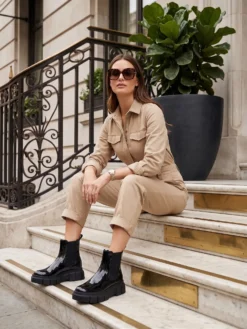 Cauti Ghete Negre Sport Casual In Trend? Descopera Colectia Mangata Ghete Menbur Negre Lacuite Casual Talpa Inalta , Livrare Rapida