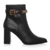 Cauti Botine in Trend Deosebite? Descopera Online Colectia Mangata Botine Menbur Negre Casual Elegante Toc Gros Sohan MANGATA, Livrare Rapidă