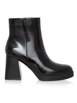 Cauti Botine in Trend Deosebite? Descopera Online Colectia Mangata Botine Menbur Negre cu Toc Comod Katu MANGATA, Livrare Rapidă