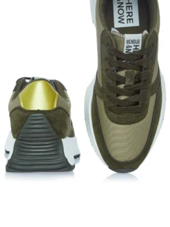 Sneakers Menbur Casual Verde Talpa Alba PARVATI In Trend? Descopera Colectia Mangata.ro, Livrare Rapida, Super Comode, Retur Garantat