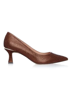 Cauti un Pantof Deosebit cu Toc Modern? Vezi Colectia Mangata Pantofi Menbur Arămii Toc Mic Cristale AMAL Mangata, Livrare Rapida prin Curier