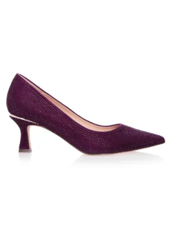 Pantofi Menbur Mov Eleganti Cristale AMMAR