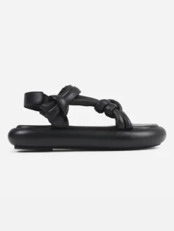 Cauti Sandale din Piele Naturala Deosebite? Descopera Online Colectia MANAGATA, Sandale Bronx Joase Negre Piele Naturală Premium, Livrare Rapida