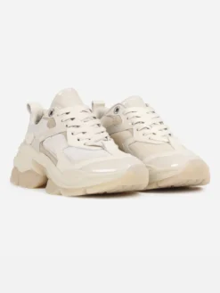 Cauti Sneakers din Piele Naturala Deosebiti? Descopera Online Colectia MANAGATA, Sneakers Bronx Bej Piele Naturală Talpă Înaltă, Livrare Rapida