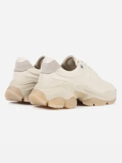 Cauti Sneakers din Piele Naturala Deosebiti? Descopera Online Colectia MANAGATA, Sneakers Bronx Bej Piele Naturală Talpă Înaltă Linn-Y, Livrare Rapida