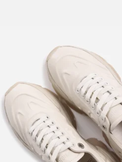 Cauti Sneakers din Piele Naturala Deosebiti? Descopera Online Colectia MANAGATA, Sneakers Bronx Bej Piele Naturală Talpă Înaltă Linn-Y, Livrare Rapida