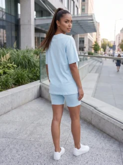 Compleu de Vara Casual Sport Blue - imagine 4