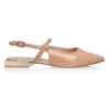 Cauti Pantofi In Trend? Descopera Colectia Mangata Sandale Isteria Nude Lăcuite Talpă Joasă Comode MANGATA, Livrare Rapida