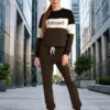 Cauti un Trening Modern Deosebit? Descopera si Comanda Online | Trening De Dama Bumbac Verde Primavara Toamna Casual MANGATA