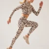Cauti un Compleu Deosebit? Descopera si Comanda Online | Compleu Sport Animal Print Leopard Sala Bustiera Pantalon MANGATA