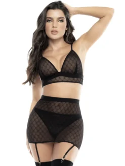 Cauti Lenjerie Intima Moderna? Descopera Brandul MAPALE pe Mangata.ro Set Lenjerie Intimă Neagră Modernă Mapale, Livrare Rapida