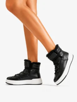Cauti Ghete Negre Sport Casual In Trend? Descopera Colectia Mangata Ghete D.Franklin Court Bomb V2 Black Moderne, Livrare Rapida