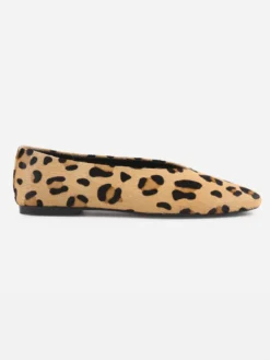 Cauti Balerini din Piele Naturala Deosebiti? Descopera Online Colectia MANAGATA, Balerini Bronx Leopard Piele Naturală Ponei Laur-Ynn, Livrare Rapida
