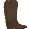 Cauti Ciocate din Piele Naturala Deosebite? Descopera Online Colectia MANAGATA, Ciocate Top3 Maro Taupe Piele Întoarsă Naturală cu Franjuri, Livrare Rapida