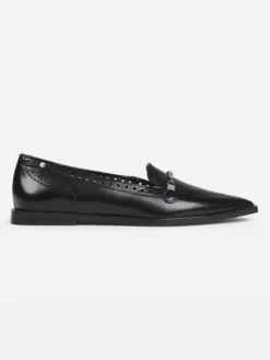 Cauti Pantofi din Piele Naturala Deosebiti? Descopera Online Colectia MANAGATA, Pantofi Bronx Loafers Negri Piele Naturală Laur-Ynn, Livrare Rapida