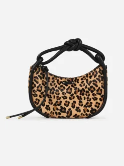 Cauti o Geantă de Calitate din Piele Naturala? Comanda acum pe Mangata.ro | Geantă Bronx din Piele Naturală Imprimeu Leopard MANGATA, Livrare Rapida